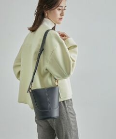 ROPE' / ロペ ショルダーバッグ | 2WAYセンターシームバケットミドルバッグ