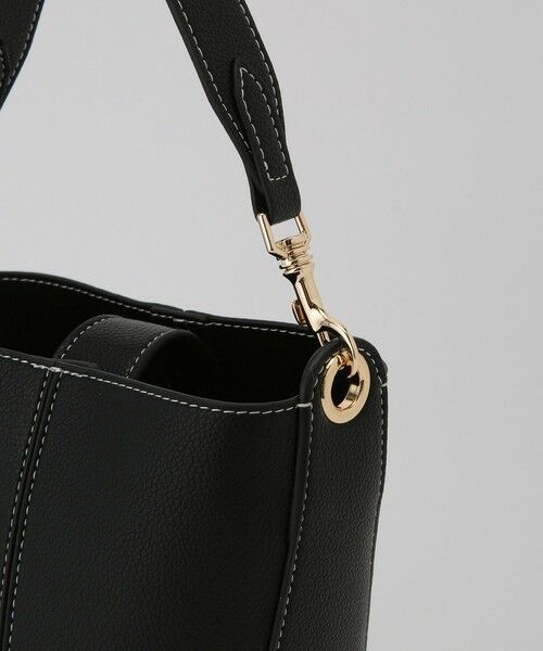 ROPE' / ロペ ショルダーバッグ | 2WAYセンターシームバケットミドルバッグ | 詳細11