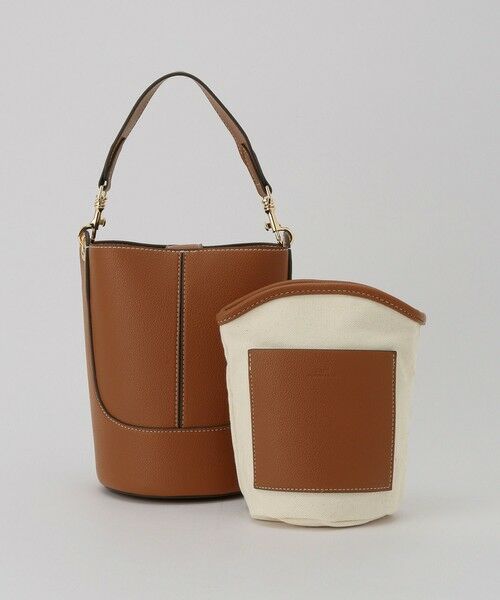 ROPE' / ロペ ショルダーバッグ | 2WAYセンターシームバケットミドルバッグ | 詳細27