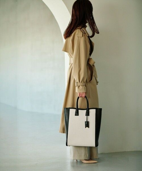 ROPE' / ロペ トートバッグ | 【A4対応】【E'POR】 I BAG（キャンバスコンビ縦型トートバッグ）【通勤】【メディア掲載】【雑誌掲載】 | 詳細18