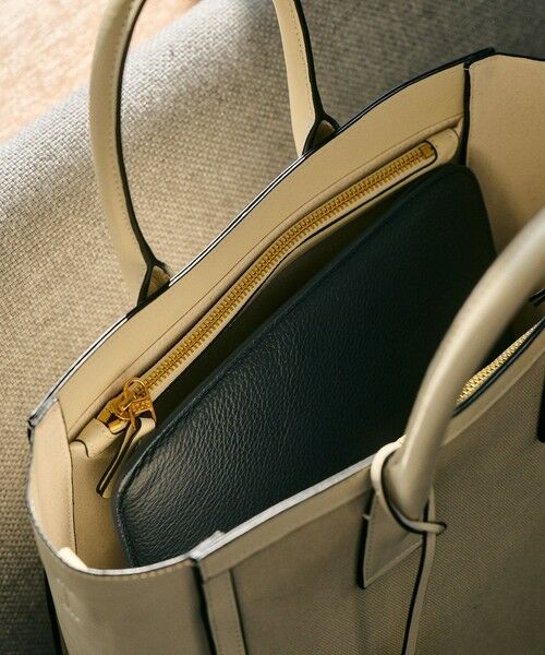 ROPE' / ロペ トートバッグ | 【A4対応】【E'POR】 I BAG（キャンバスコンビ縦型トートバッグ）【通勤】【メディア掲載】【雑誌掲載】 | 詳細2