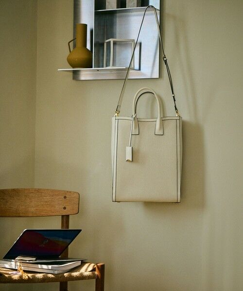 ROPE' / ロペ トートバッグ | 【A4対応】【E'POR】 I BAG（キャンバスコンビ縦型トートバッグ）【通勤】【メディア掲載】【雑誌掲載】 | 詳細3