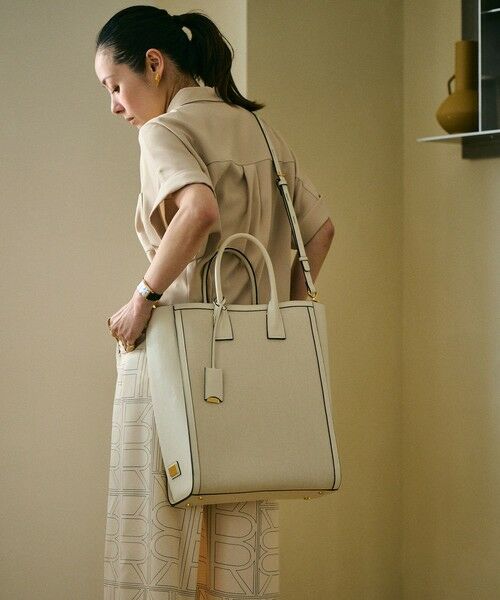 ROPE' / ロペ トートバッグ | 【A4対応】【E'POR】 I BAG（キャンバスコンビ縦型トートバッグ）【通勤】【メディア掲載】【雑誌掲載】 | 詳細4