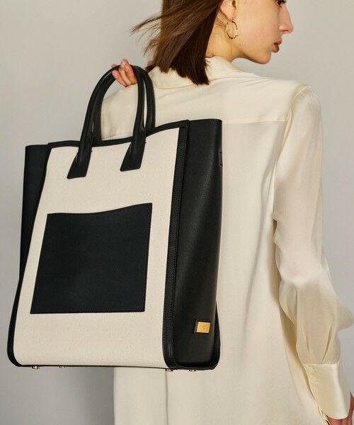 ROPE' / ロペ トートバッグ | 【A4対応】【E'POR】 I BAG（キャンバスコンビ縦型トートバッグ）【通勤】【メディア掲載】【雑誌掲載】 | 詳細8
