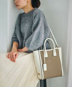 ROPE' / ロペ ハンドバッグ | 【E'POR】 I BAG Medium（キャンバスコンビ縦型トートバッグ）