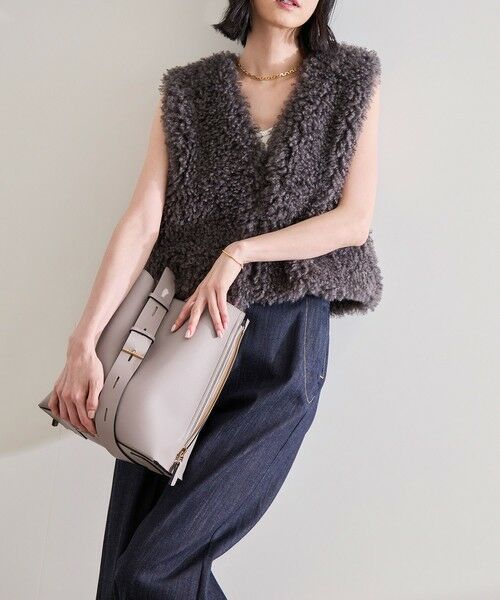 ROPE'/ロペ 【E'POR】Y BAG Shoulder Medium【軽量】【25AW】 グレー(07) F ROPE'/ロペ 【E'POR】Y BAG Shoulder Medium【軽量】【25AW】 グレー(07) F