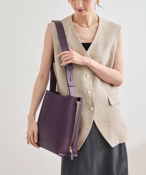 ROPE'/ロペ 【E'POR】Y BAG Shoulder Medium【軽量】【25AW】 パープル(50) F ROPE'/ロペ 【E'POR】Y BAG Shoulder Medium【軽量】【25AW】 パープル(50) F