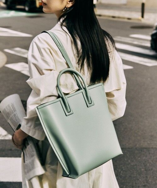 ROPE'/ロペ 【E'POR】Ree BAG Large【通勤】【A4対応】【25AW】 モスグリーン(32) F ROPE'/ロペ 【E'POR】Ree BAG Large【通勤】【A4対応】【25AW】 モスグリーン(32) F