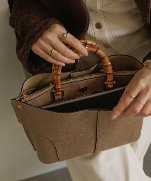 ROPE' / ロペ ハンドバッグ | 【E'POR】BAMBOO BAG Medium【超軽量】【25AW】 | 詳細5