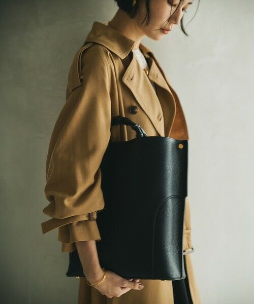 ROPE' / ロペ トートバッグ | 【E'POR】BAMBOO BAG Large【通勤】【A4対応】【25AW】 | 詳細12