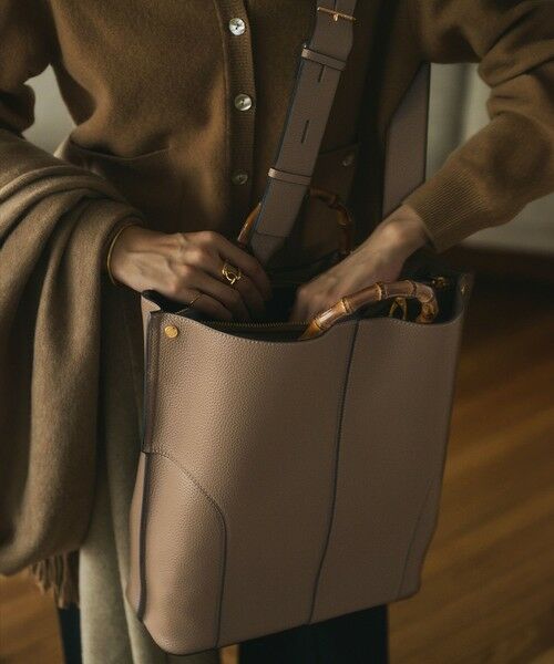 ROPE' / ロペ トートバッグ | 【E'POR】BAMBOO BAG Large【通勤】【A4対応】【25AW】 | 詳細16