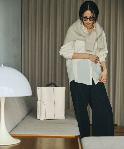 ROPE' / ロペ トートバッグ | 【E'POR】BAMBOO BAG Large【通勤】【A4対応】【25AW】 | 詳細18