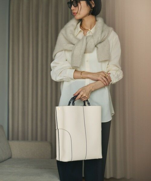 ROPE' / ロペ トートバッグ | 【E'POR】BAMBOO BAG Large【通勤】【A4対応】【25AW】 | 詳細19