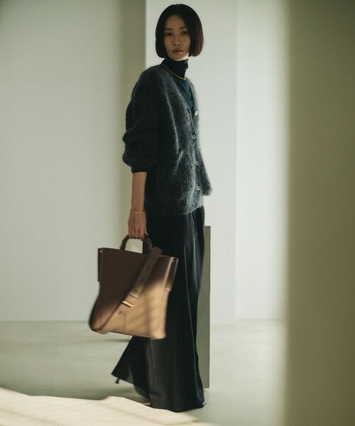 ROPE' / ロペ トートバッグ | 【E'POR】BAMBOO BAG Large【通勤】【A4対応】【25AW】 | 詳細21