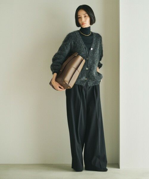 ROPE' / ロペ トートバッグ | 【E'POR】BAMBOO BAG Large【通勤】【A4対応】【25AW】 | 詳細25