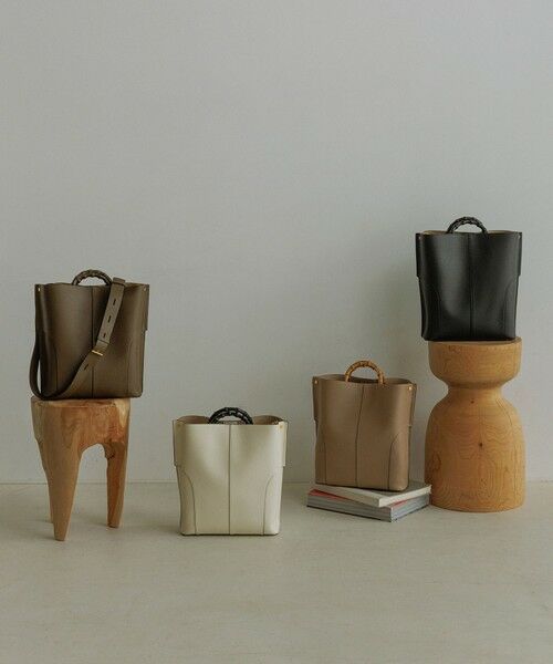 ROPE' / ロペ トートバッグ | 【E'POR】BAMBOO BAG Large【通勤】【A4対応】【25AW】 | 詳細4