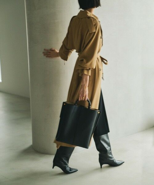 ROPE' / ロペ トートバッグ | 【E'POR】BAMBOO BAG Large【通勤】【A4対応】【25AW】 | 詳細9