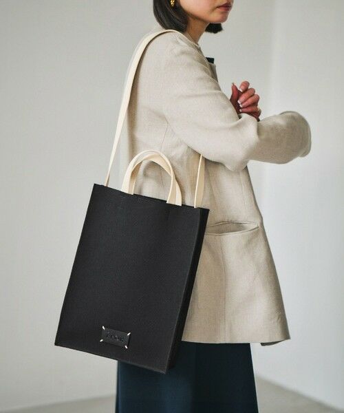 ROPE' / ロペ トートバッグ | 【E'POR】GADGET PC TOTE【超軽量】【25SS】（ブラック(01)）