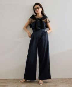 ROPE' / ロペ サロペット・オールインワン | コットンサテンオールインワン/洗える