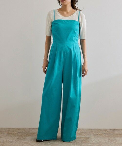 ROPE' / ロペ サロペット・オールインワン | コットンサテンオールインワン/洗える | 詳細10