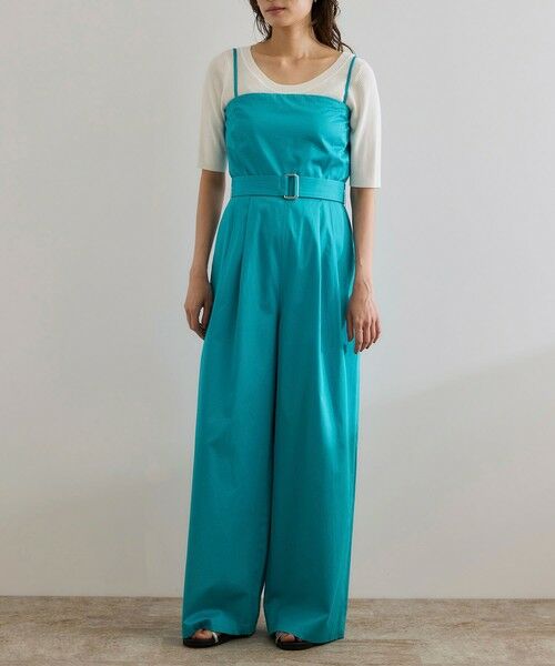 ROPE' / ロペ サロペット・オールインワン | コットンサテンオールインワン/洗える | 詳細12