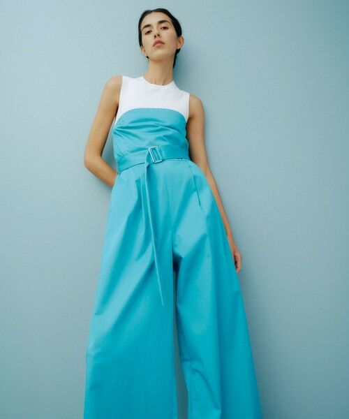 ROPE' / ロペ サロペット・オールインワン | コットンサテンオールインワン/洗える | 詳細1