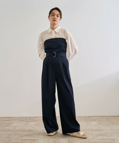 ROPE' / ロペ サロペット・オールインワン | コットンサテンオールインワン/洗える | 詳細24