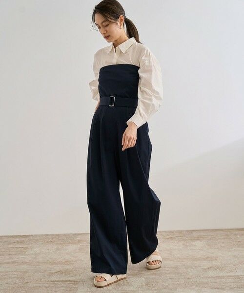 ROPE' / ロペ サロペット・オールインワン | コットンサテンオールインワン/洗える | 詳細25