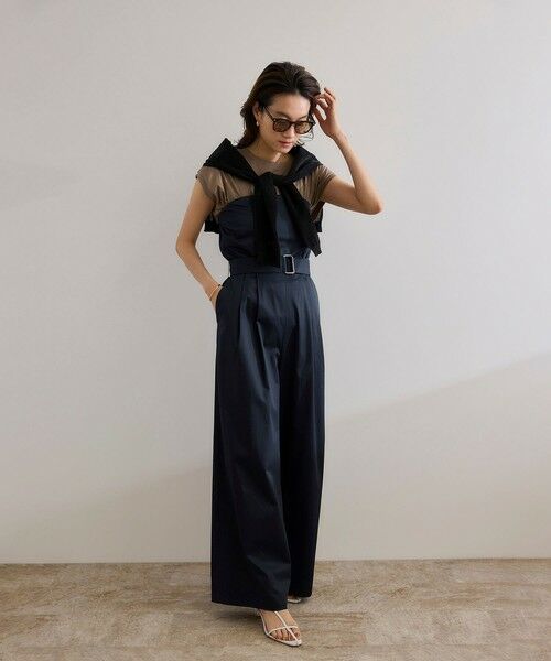 ROPE' / ロペ サロペット・オールインワン | コットンサテンオールインワン/洗える | 詳細3