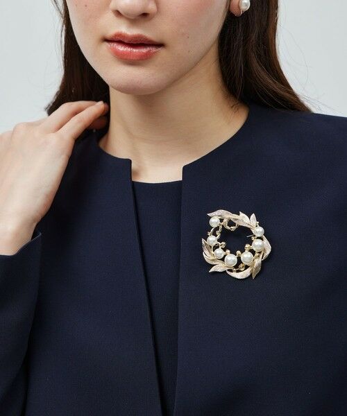 ROPE' / ロペ その他小物 | パールサークルモチーフブローチ | 詳細1