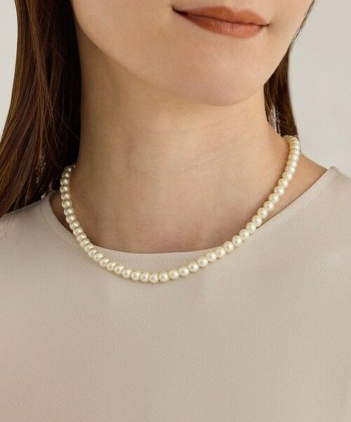 ROPE'/ロペ パールショートネックレス シルバー(93) F ROPE'/ロペ パールショートネックレス シルバー(93) F