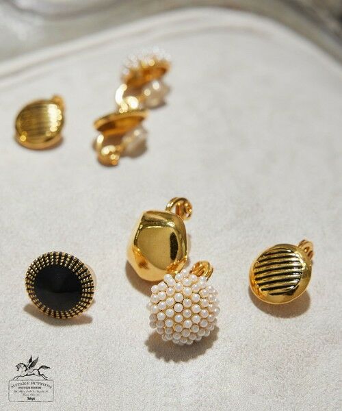 ROPE' / ロペ ピアス・イヤリング | 【MITAKE BUTTON(ミタケボタン)】モチーフイヤリング | 詳細1