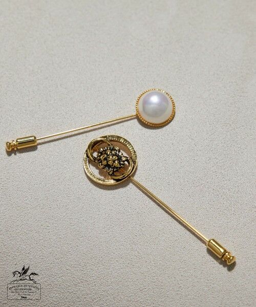 ROPE' / ロペ ブローチ・コサージュ | 【MITAKE BUTTON(ミタケボタン)】ロングピンブローチ | 詳細2