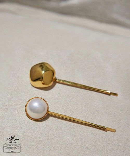 ROPE' / ロペ カチューシャ・カチューム・その他 | 【MITAKE BUTTON(ミタケボタン)】モチーフヘアピン | 詳細3