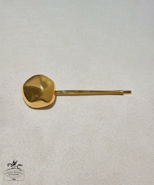 ROPE' / ロペ カチューシャ・カチューム・その他 | 【MITAKE BUTTON(ミタケボタン)】モチーフヘアピン（ゴールド(90)）