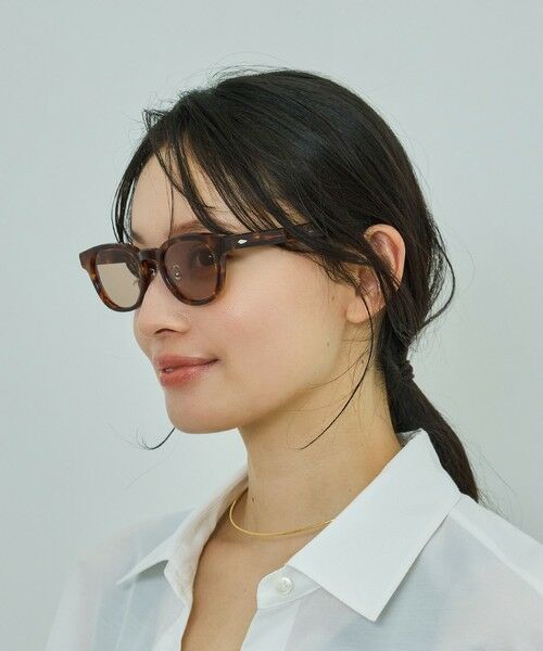 ROPE' / ロペ サングラス・メガネ | 【WEB・一部店舗限定】ウェリントンフレームUVカットグラス/ケースセット（ブラウン(20)）