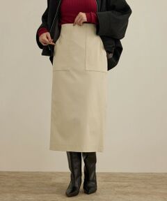 ROPE' / ロペ ミニ・ひざ丈スカート | 【J'aDoRe・店舗限定】キュプラストレッチポケット付きタイトスカート/洗える