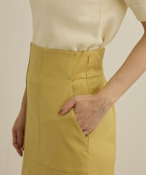 ROPE' / ロペ ミニ・ひざ丈スカート | 【J'aDoRe・店舗限定】キュプラストレッチポケット付きタイトスカート/洗える | 詳細13