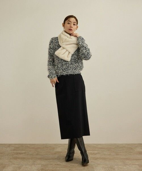 ROPE' / ロペ ミニ・ひざ丈スカート | 【J'aDoRe・店舗限定】キュプラストレッチポケット付きタイトスカート/洗える | 詳細5