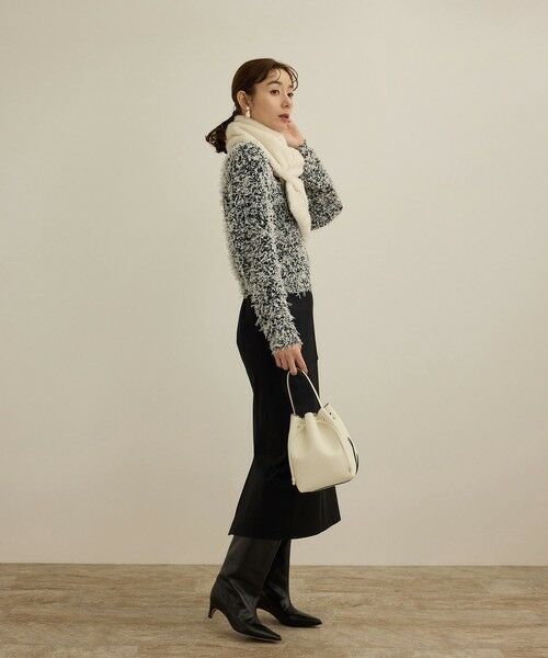 ROPE' / ロペ ミニ・ひざ丈スカート | 【J'aDoRe・店舗限定】キュプラストレッチポケット付きタイトスカート/洗える | 詳細6