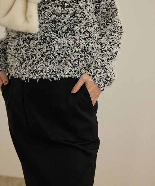 ROPE' / ロペ ミニ・ひざ丈スカート | 【J'aDoRe・店舗限定】キュプラストレッチポケット付きタイトスカート/洗える | 詳細7