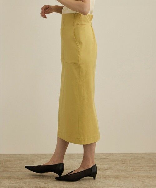 ROPE' / ロペ ミニ・ひざ丈スカート | 【J'aDoRe・店舗限定】キュプラストレッチポケット付きタイトスカート/洗える | 詳細8