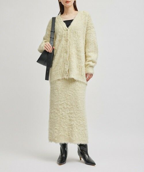 ROPE' / ロペ ロング・マキシ丈スカート | シルクシャギースカート/セットアップ対応 | 詳細3