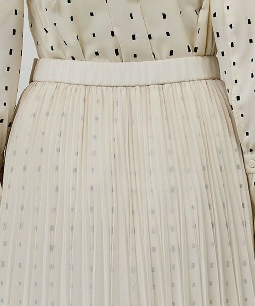 ROPE' / ロペ ロング・マキシ丈スカート | スクエアドットプリントププリーツスカート | 詳細10