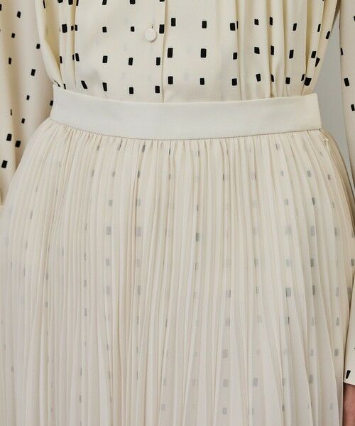 ROPE' / ロペ ロング・マキシ丈スカート | スクエアドットプリントププリーツスカート | 詳細11