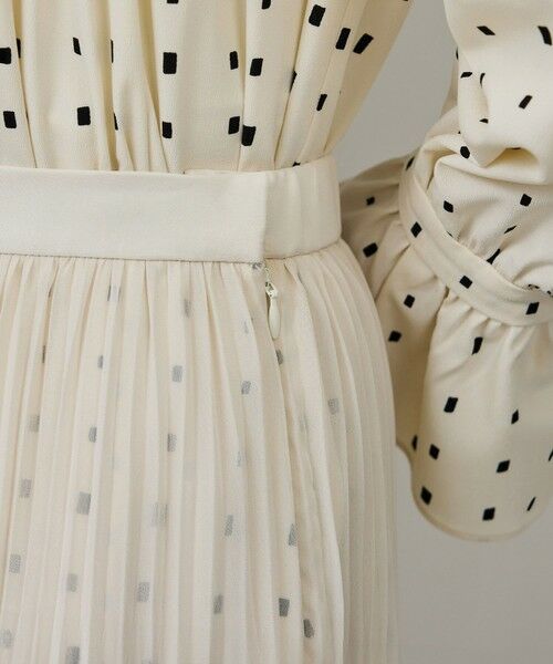 ROPE' / ロペ ロング・マキシ丈スカート | スクエアドットプリントププリーツスカート | 詳細12