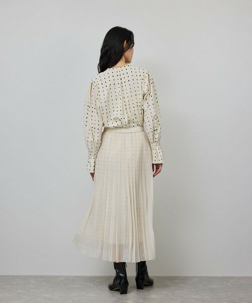 ROPE' / ロペ ロング・マキシ丈スカート | スクエアドットプリントププリーツスカート | 詳細18