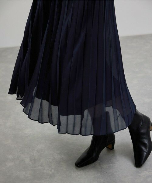 ROPE' / ロペ ロング・マキシ丈スカート | プリーツスカート(無地) | 詳細4