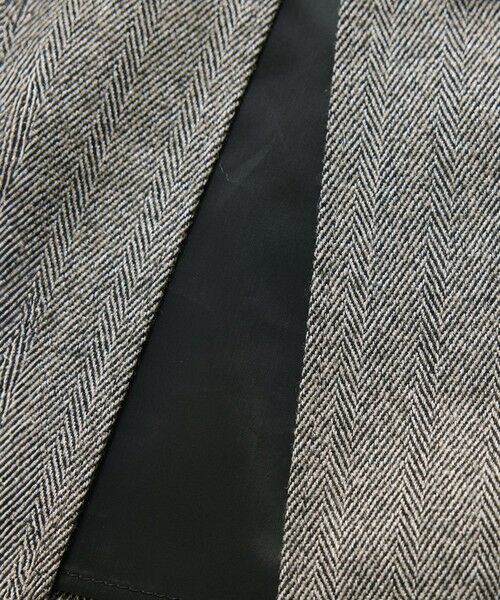 ROPE' / ロペ ロング・マキシ丈スカート | [美人スカート]ウールレーヨンポケット付きタイトスカート(ヘリンボーン/グレンチェック)/セットアップ対応 | 詳細30