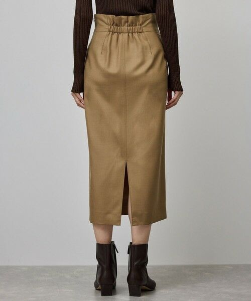 ROPE' / ロペ ロング・マキシ丈スカート | [美人スカート]ウールレーヨンポケット付きタイトスカート(無地)/イージーケア・セットアップ対応 | 詳細10